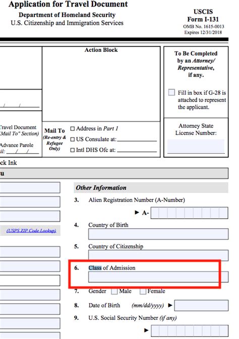 Immigrant Classes of Admission .